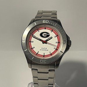 Georgia Bulldogs OFFICIAL NCAA Stainless-Steel Watch by Jack Mason !!!NEW!!!